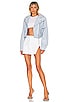 view 4 of 4 Abby Slit Mini Skirt in White