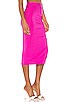 view 2 of 4 Tiffani Ruched Midi Skirt in Fuchsia