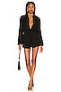 view 1 of 4 Tracie Collared Romper in Black