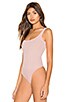 view 3 of 5 Jaye Ribbed Bodysuit in Mauve