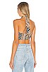 Alondra Halter Wrap Top, view 3, click to view large image.
