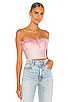 view 1 of 4 Ramona Bustier Top in Blush
