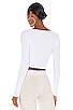 view 3 of 4 Jackie Long Sleeve Top in White
