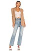 view 4 of 4 Kendall Lace Crop Top in White