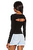 view 3 of 4 Rissa Cut Out Top in Black
