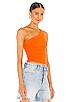 view 2 of 4 Anna Ruched Top in Orange
