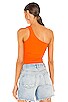 view 3 of 4 Anna Ruched Top in Orange