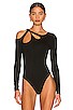 view 2 of 5 Yesenia Twist Bodysuit in Black