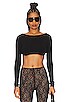 view 2 of 4 Ravin Crop Top in Black