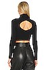 view 3 of 4 Frankie Keyhole Top in Black