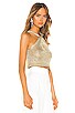 view 2 of 5 Marianna Halter Top in Gold
