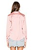 view 3 of 4 Carolina Button Up Top in Pink