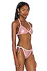 view 2 of 5 Chantell Sequin Bikini Top in Pink