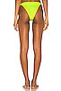 view 3 of 4 Rita Ribbed Bikini Bottom in Neon Green