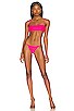 view 4 of 4 Anora Bikini Top in Pink