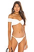 view 1 of 4 x Chantel Jeffries Catherine Bikini Top in White