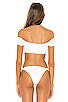 view 3 of 4 x Chantel Jeffries Catherine Bikini Top in White