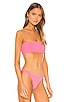 view 2 of 4 Cindy Ribbed Bikini Top in Pink