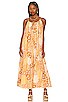 view 1 of 4 ПЛАТЬЕ FREDA STRAPPY MAXI in Amber