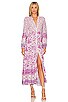 view 1 of 3 Mossy Button Through Gown in Lilac