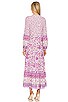 view 3 of 3 Mossy Button Through Gown in Lilac