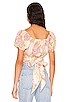 Rose Garden Cropped Blouse, view 4 of 5, click to view large image.