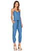 view 2 of 3 Rayon Voile Jumpsuit in Denim