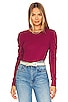 view 1 of 4 Ingrid Long Sleeve Top in Mulberry