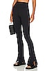 view 1 of 4 Raquel Pant with Slit in Black