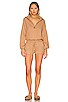 view 1 of 3 Funnel Neck Romper in Camel