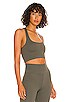 view 2 of 4 Athena Crop Tank in Burnt Olive