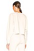 view 3 of 4 Cropped Dolman Sweatshirt in Vintage White