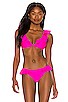 view 1 of 4 X REVOLVE Rubi Ruffled Bikini Top in Hot Pink