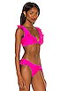 view 2 of 4 X REVOLVE Rubi Ruffled Bikini Top in Hot Pink