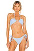 Capri Stitched Bikini Top, view 1, click to view large image.