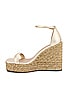 view 5 of 5 Nudist Espadrille Wedge in Platino