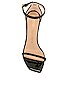view 4 of 5 Nudistcurve 100 Sandal in Black