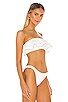 view 2 of 5 Kaia Ruffle Bandeau Top in White