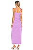 view 3 of 3 Ruched Slit Maxi Dress in Violet