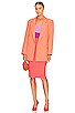 view 4 of 4 Strap Colorblock Midi Dress in Cosmo Sherbet