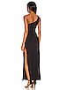 view 3 of 3 One Shoulder Maxi Dress in Black