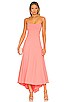 view 1 of 3 Thin Strap High Low Maxi Dress in Melon