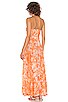 view 3 of 3 Halter Dress in Force Orange
