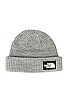 view 1 of 2 Salty Dog Beanie in Light Grey Heather