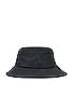 view 5 of 5 Flyweight Bucket Hat in Asphalt Grey & Black