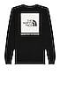 view 1 of 3 Long Sleeve Box NSE Tee in TNF Black