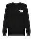 view 2 of 3 Long Sleeve Box NSE Tee in TNF Black