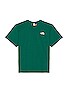 view 2 of 3 Color Block Tee in Evergreen