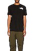 view 3 of 3 Box NSE Tee in Black & Gravel
