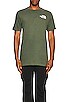view 3 of 3 Short Sleeve Box NSE Tee in Thyme & TNF Black